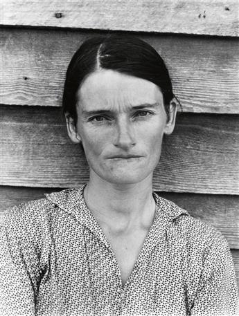 WALKER EVANS (1903-1975) Allie Mae Burroughs, Wife of a Cotton Sharecropper, Hale County, Alabama * Birmingham Steel Mill and Workers